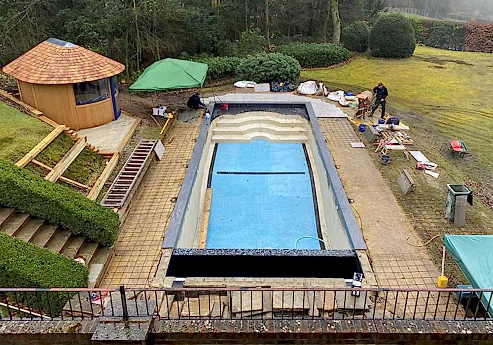 Swimming pool refurbishment project by UK Swimming Pools Ltd