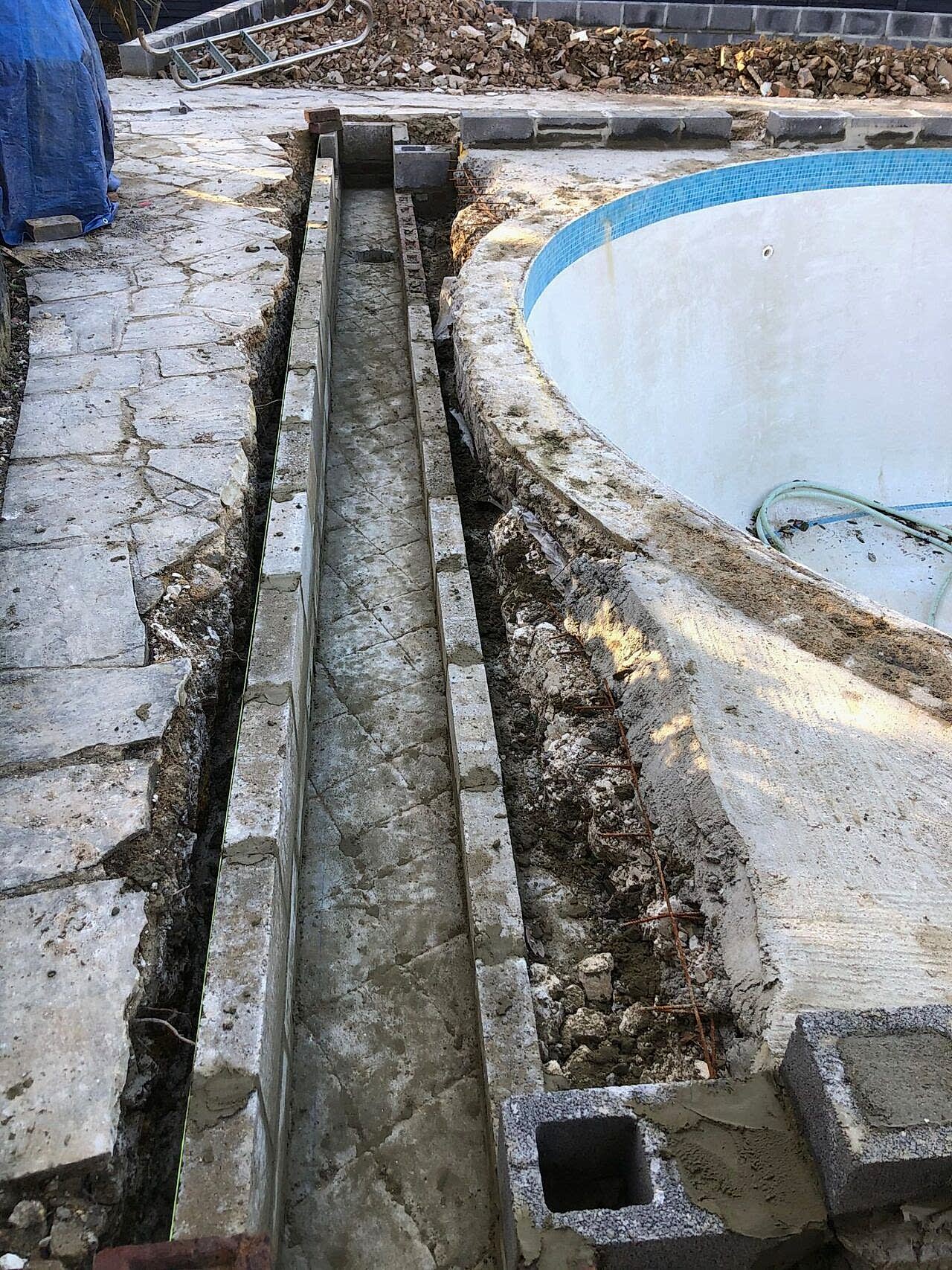 An automated safety pool cover was customized to fit the unique shape