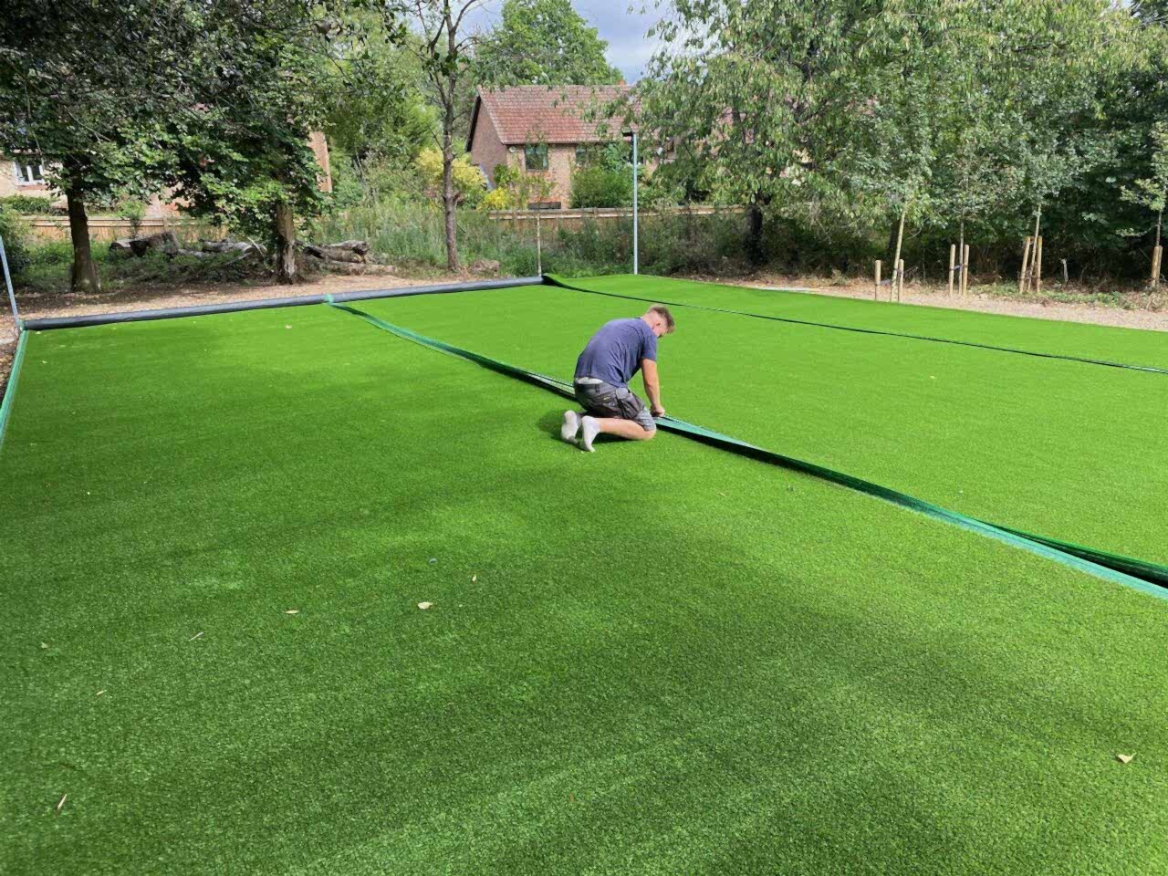 Our team works closely with you from concept to completion on your sport surfaces