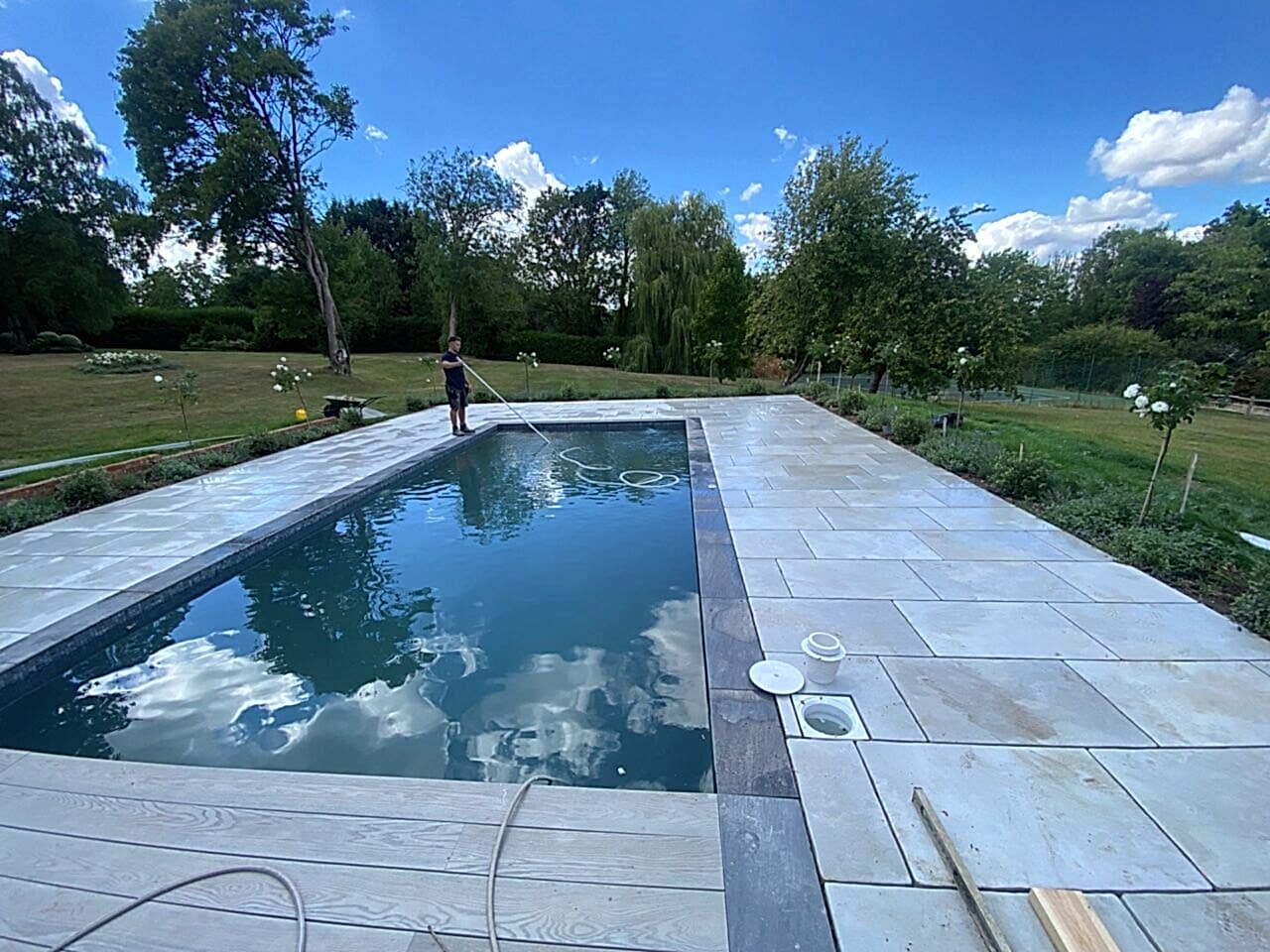 The team of UKSP was also creating a cohesive and inviting outdoor living space