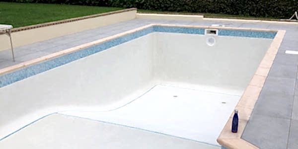 Signature Marbelite application on a refurbished swimming pool by UK Swimming Pools Ltd