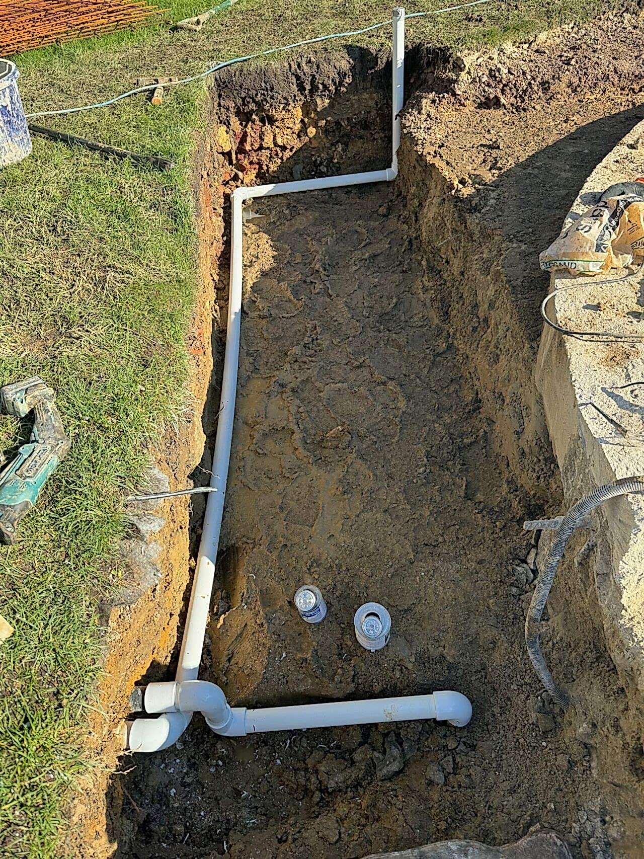 Existing skimmer and light components were re-routed to accommodate the new interior layout,